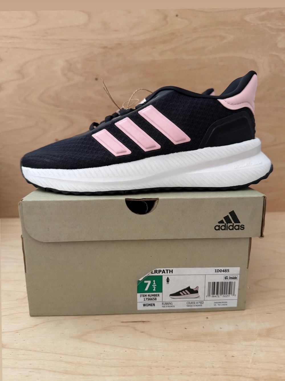 adidas Women’s Black and Pink Running Sneakers